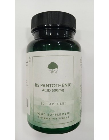 Vitamina B5 Acid Pantothenic 500mg 60...