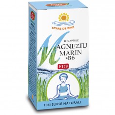 Magneziu marin + B6 30 cps...