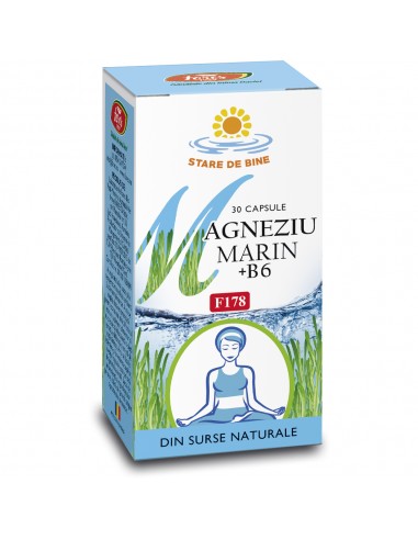 Magneziu marin + B6 30 cps - Fares