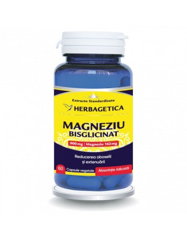 Magneziu bisglicinat 60 cps -...