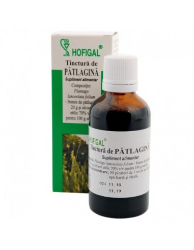 Tinctura de patlagina 50 ml hofigal