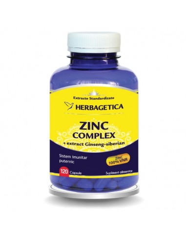 Zinc Forte 120 cps - Herbagetica